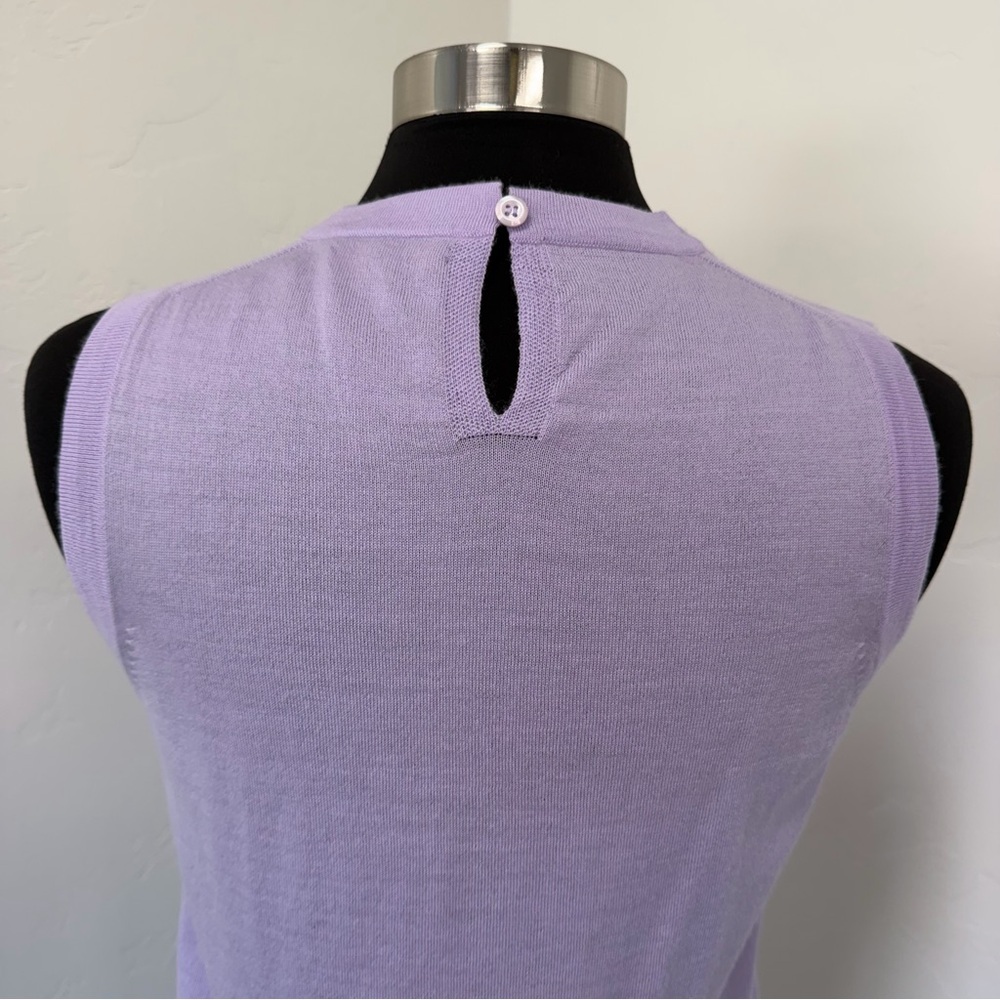 J. Crew Lavender Merino Wool Sleeveless Tank Top Size S - Picture 8 of 11